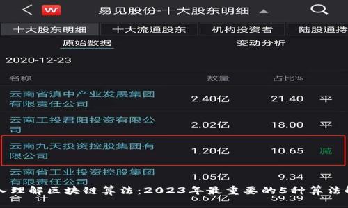 深入理解区块链算法：2023年最重要的5种算法解析